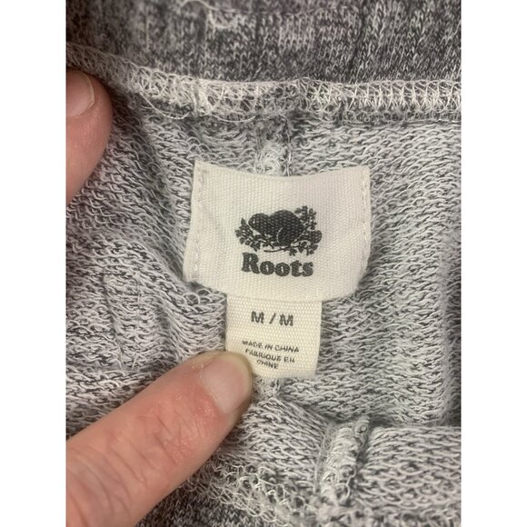 Roots Men Cotton Blend Drawstring Sweatpants Size M Gray - Picture 3 of 11